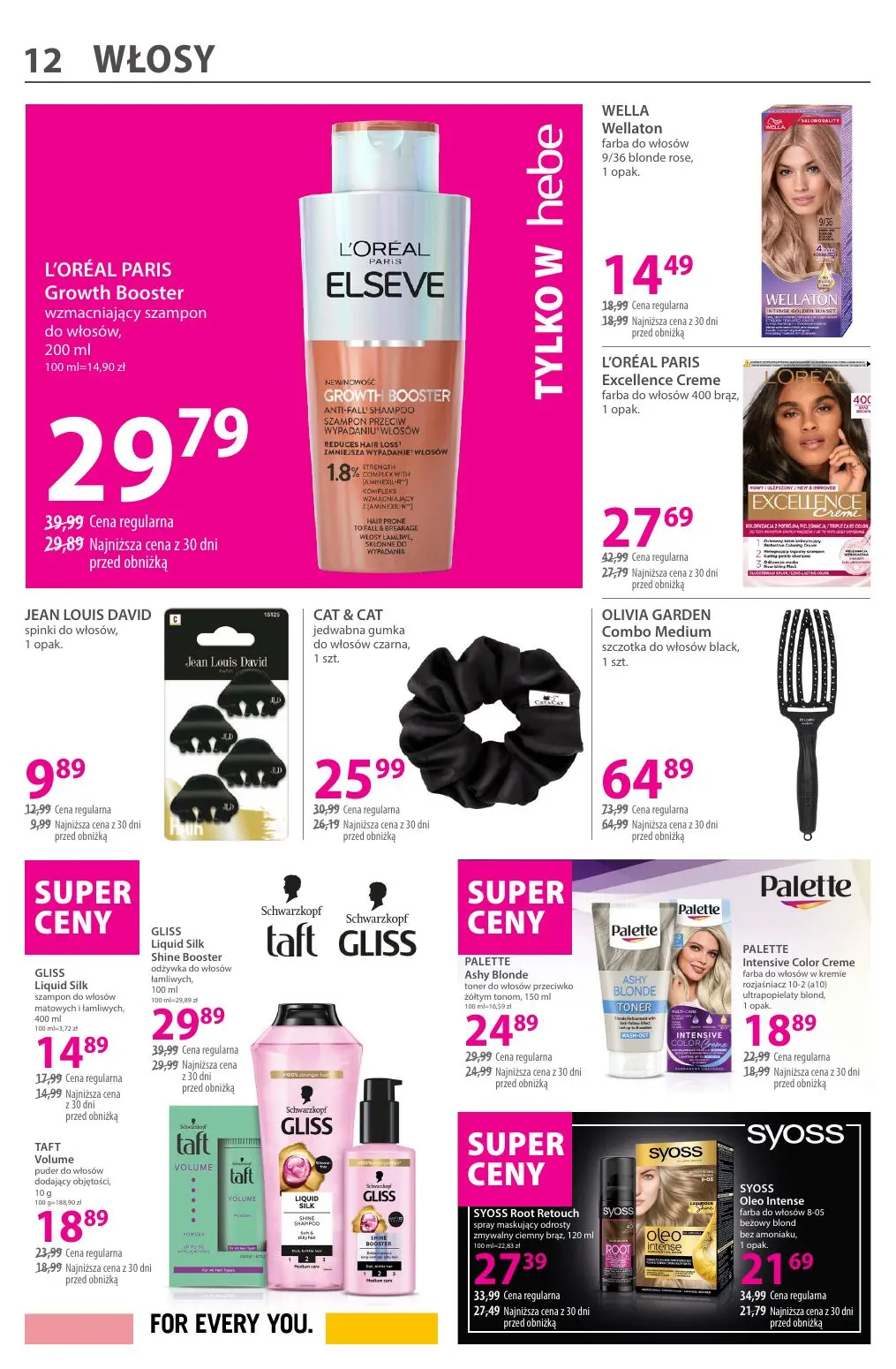 gazetka promocyjna hebe Zawsze w niskiej cenie - Strona 12