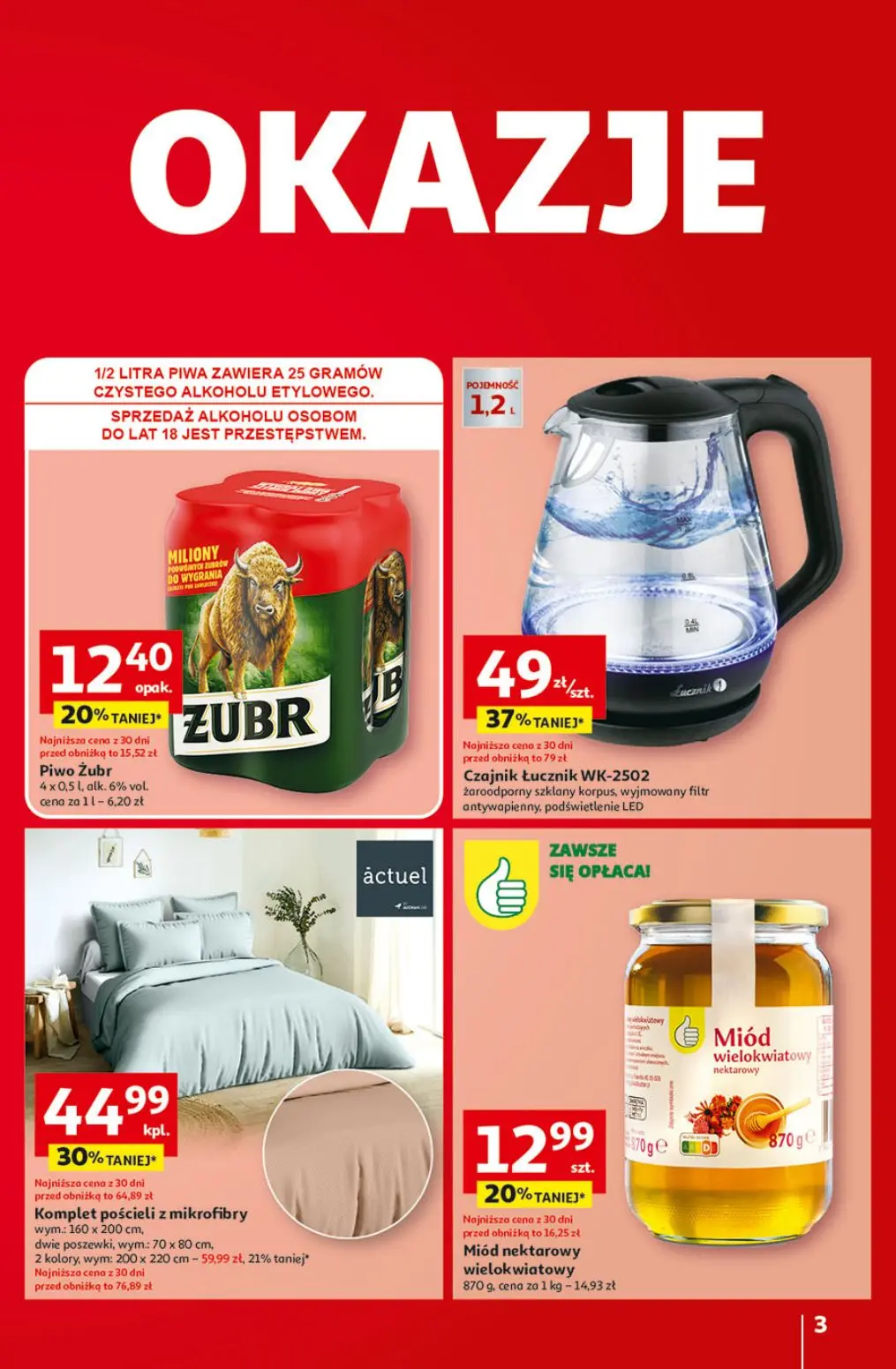 gazetka promocyjna Auchan Pewność niskich cen - Strona 3