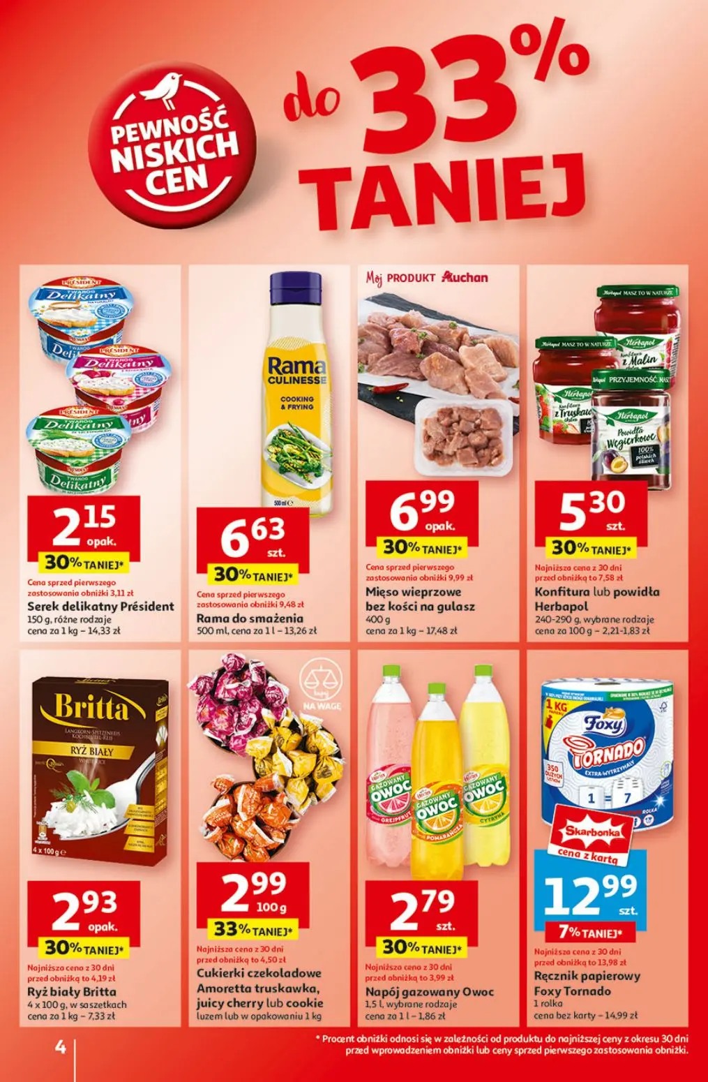 gazetka promocyjna Auchan Pewność niskich cen - Strona 4