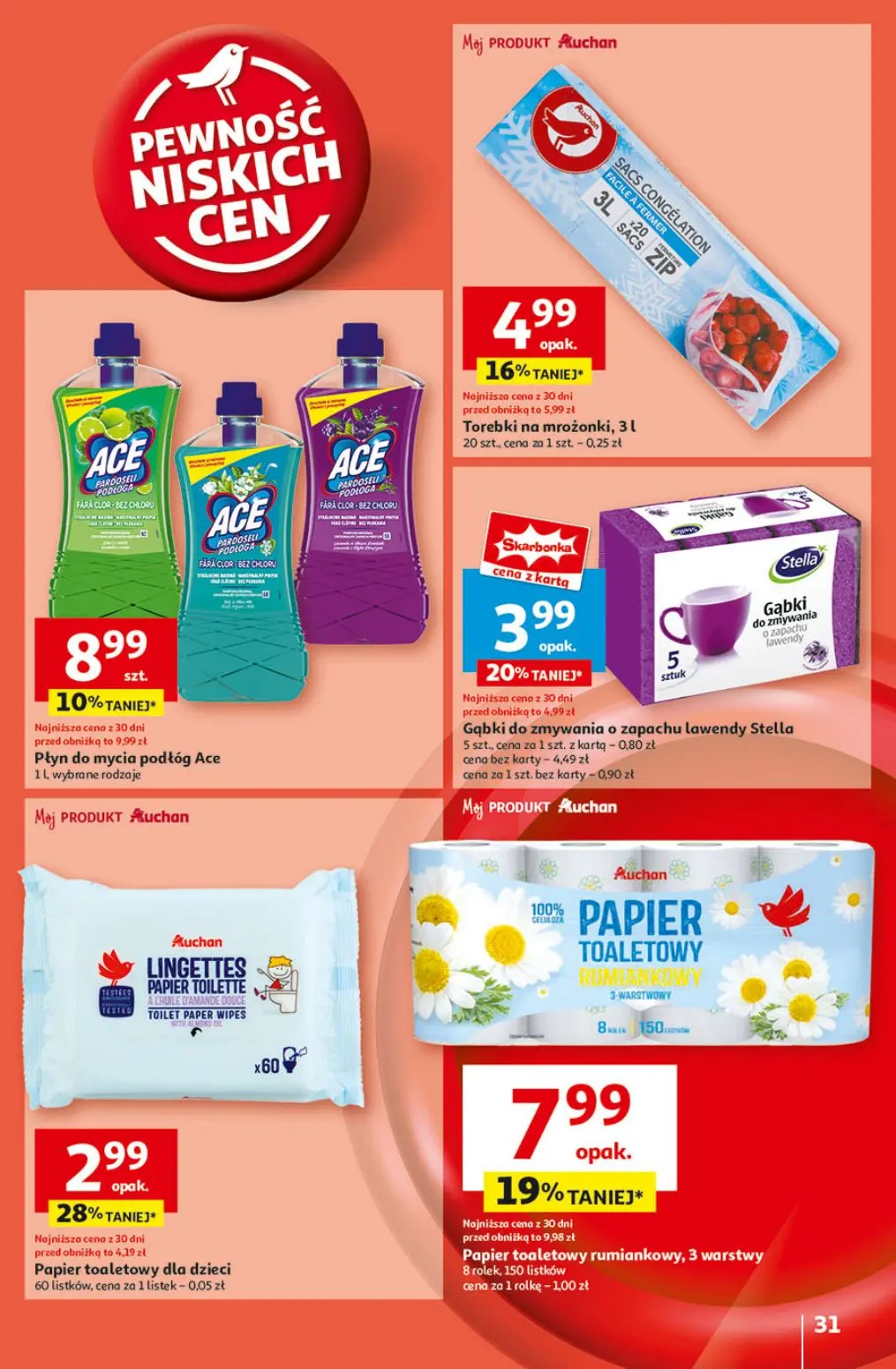 gazetka promocyjna Auchan Pewność niskich cen - Strona 33