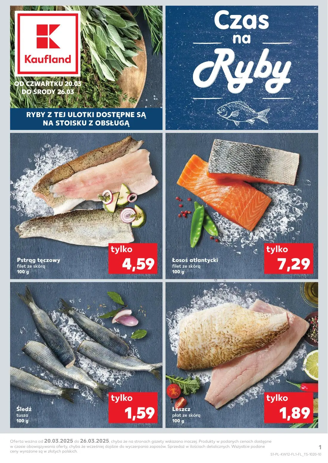 gazetka promocyjna Kaufland Czas na ryby - Strona 1