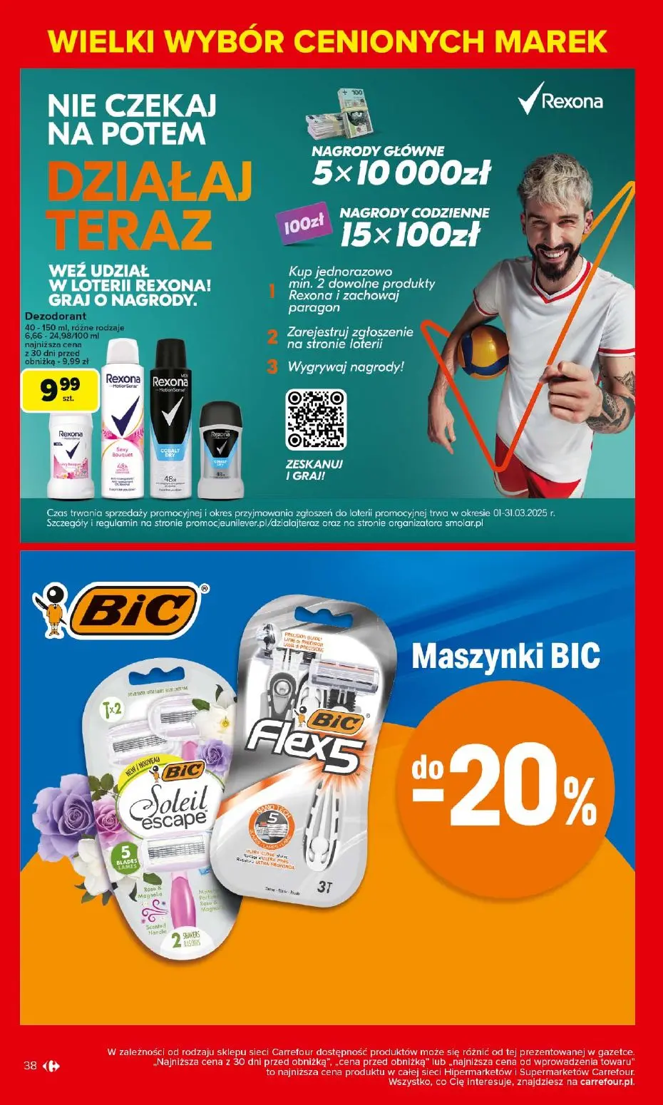 gazetka promocyjna Carrefour Market Łap markowe okazje - Strona 38