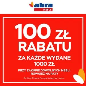 Gazetka promocyjna abra meble, ważna od 2025-03-18 do 2025-03-31.