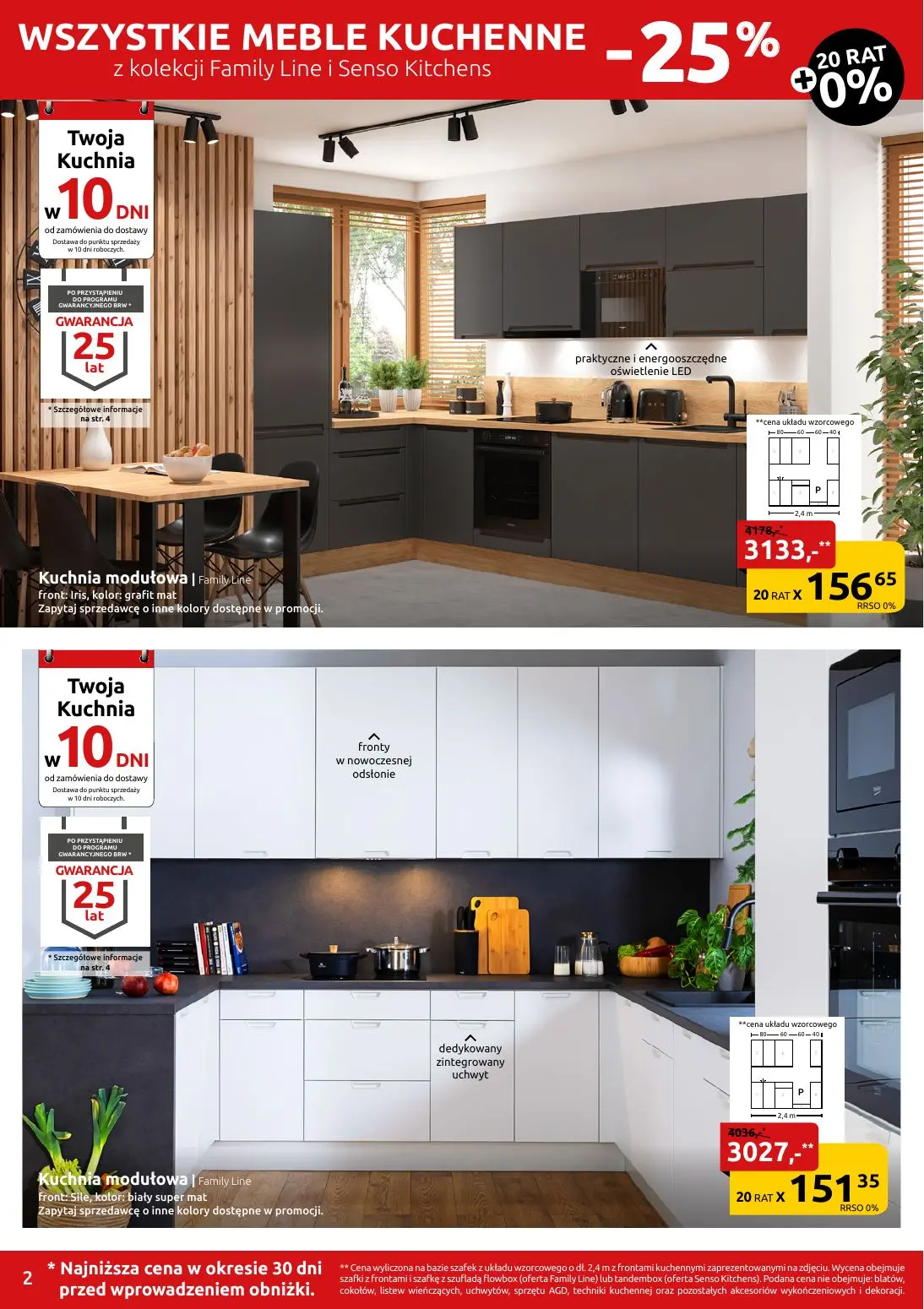 gazetka promocyjna Black Red White Meble kuchenne Family Line i Senso Kitchens oraz garnki i patelnie - Strona 2