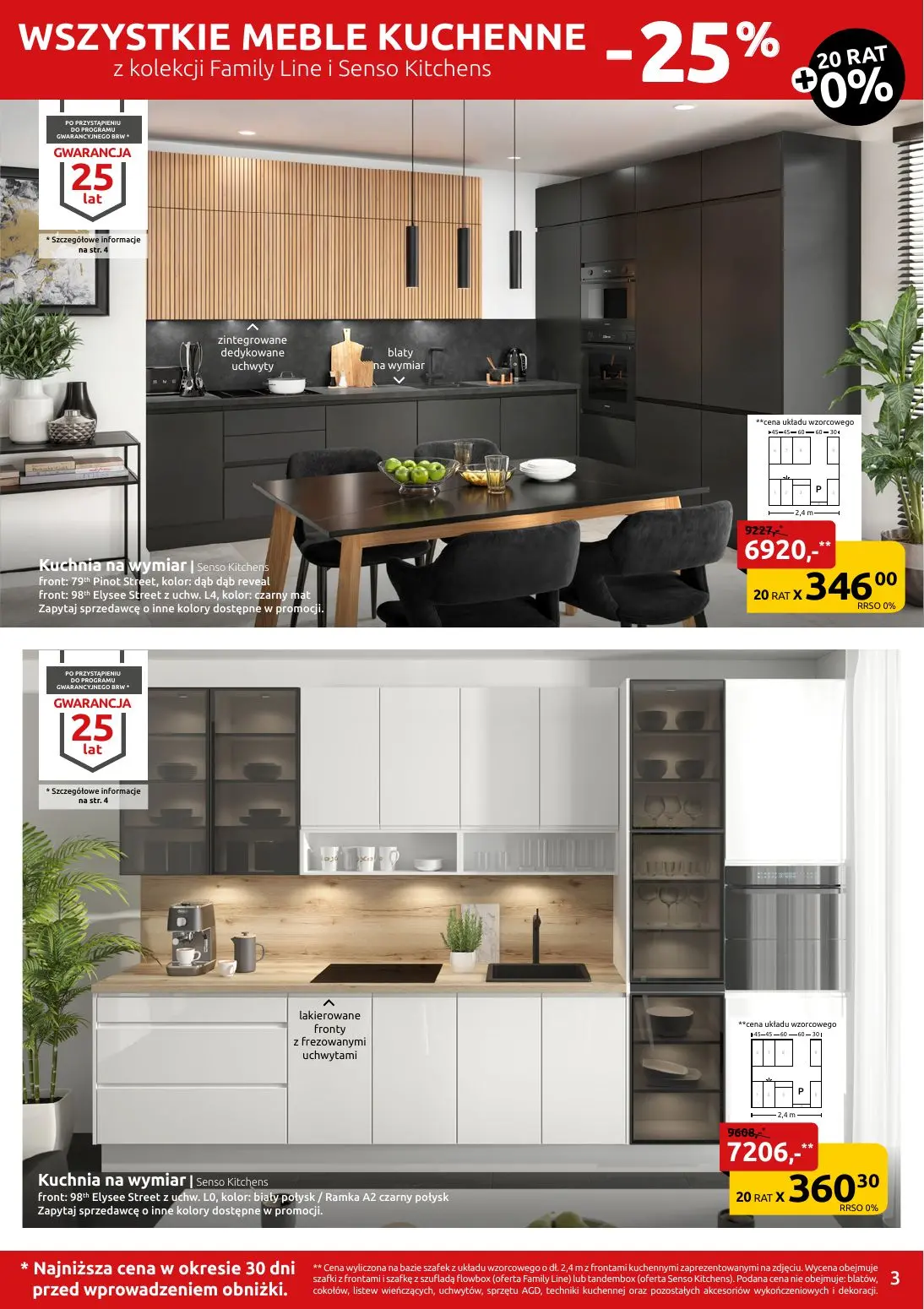 gazetka promocyjna Black Red White Meble kuchenne Family Line i Senso Kitchens oraz garnki i patelnie - Strona 3