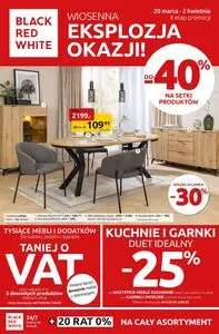 Gazetka promocyjna Black Red White, ważna od 2025-03-20 do 2025-04-02.