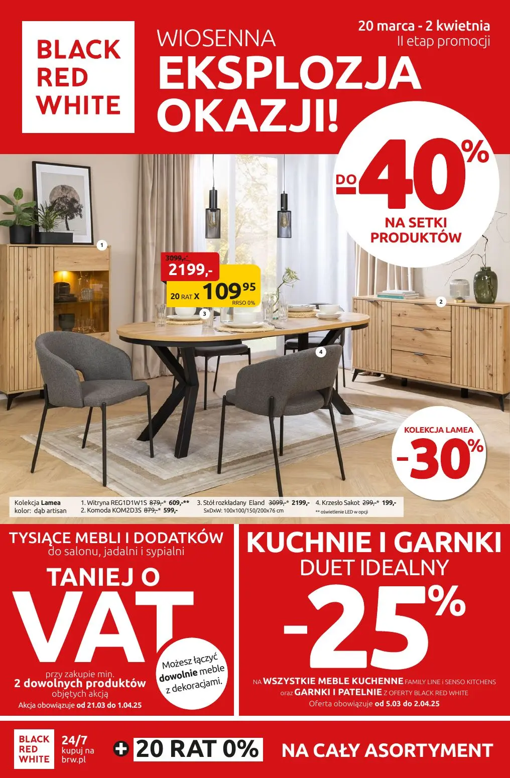 gazetka promocyjna Black Red White WIOSENNA EKSPLOZJA OKAZJI - Strona 1