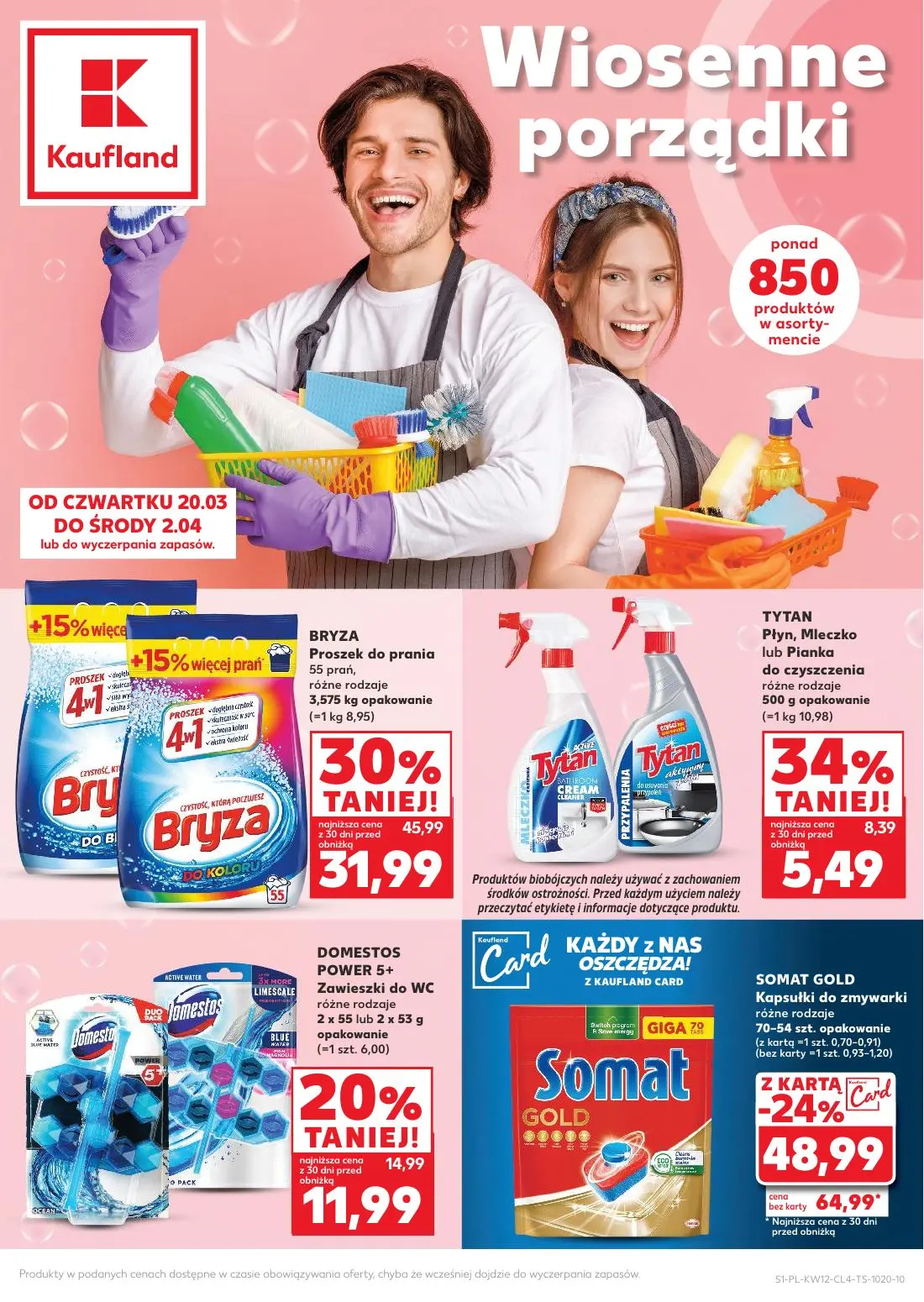 gazetka promocyjna Kaufland Wiosenne porządki - Strona 1