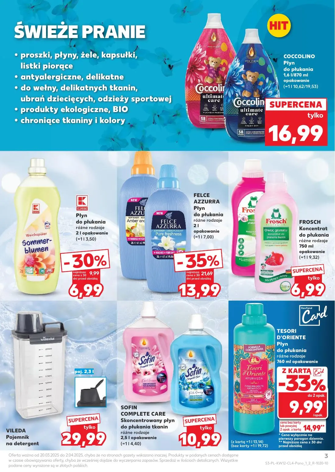 gazetka promocyjna Kaufland Wiosenne porządki - Strona 3