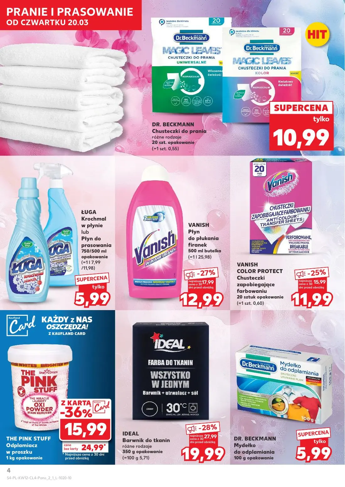 gazetka promocyjna Kaufland Wiosenne porządki - Strona 4