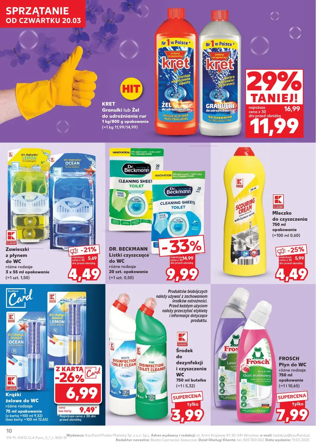 gazetka promocyjna Kaufland Wiosenne porządki - Strona 10