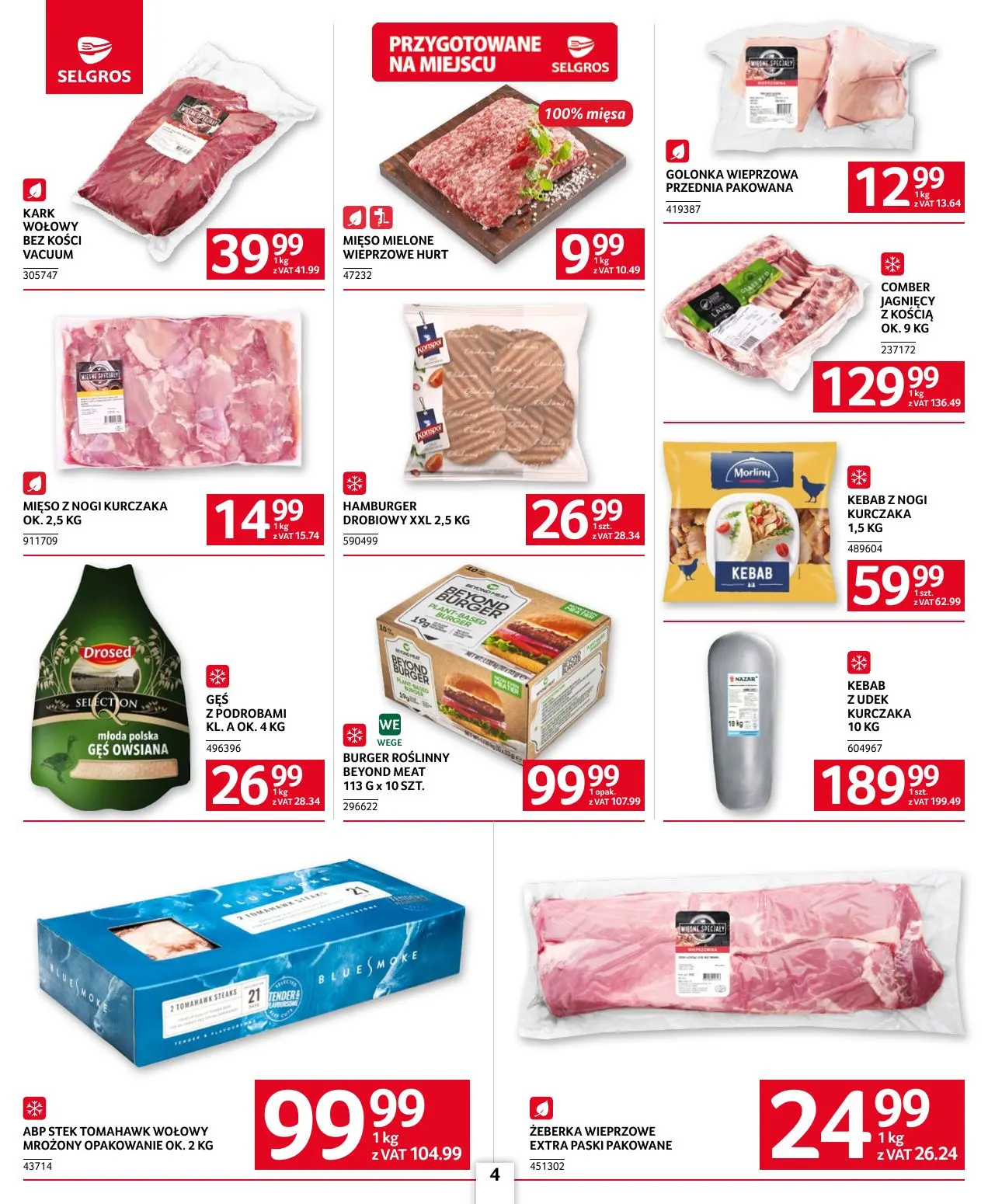 gazetka promocyjna SELGROS Oferta dla gastronomii - Strona 4