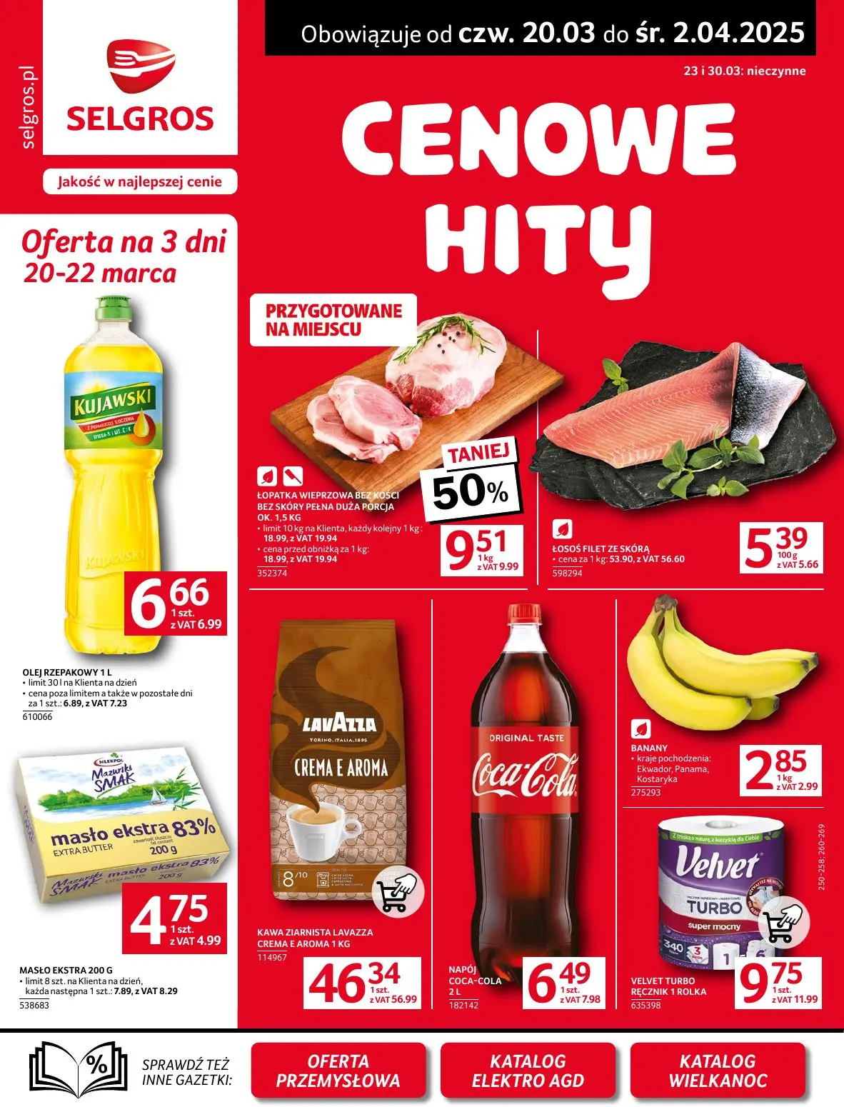 gazetka promocyjna SELGROS Oferta Spożywcza - Strona 1