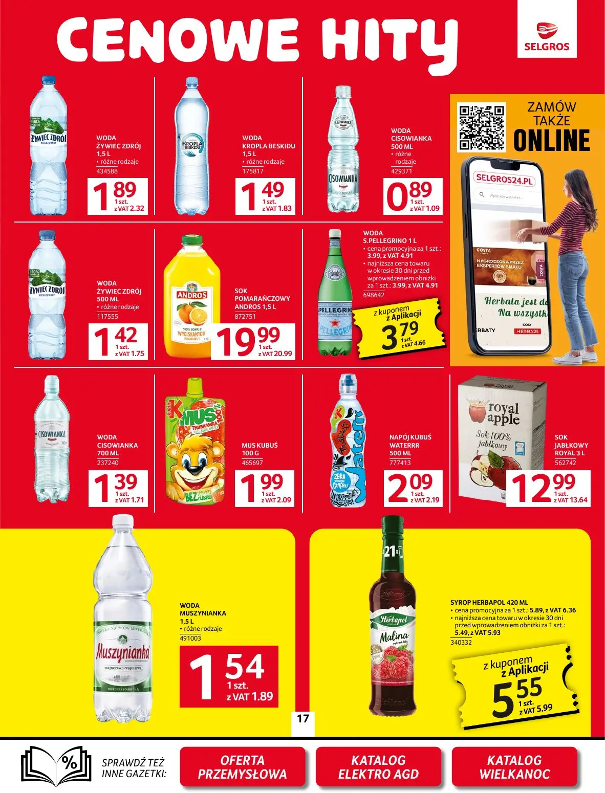 gazetka promocyjna SELGROS Oferta Spożywcza - Strona 17