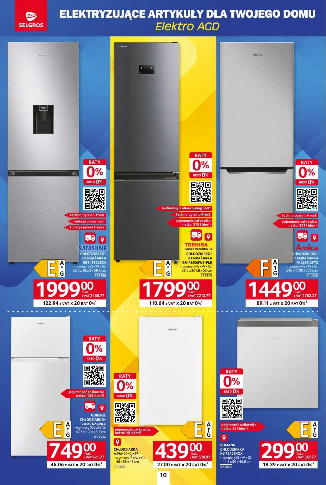 gazetka promocyjna SELGROS Katalog Elektro AGD - Strona 10