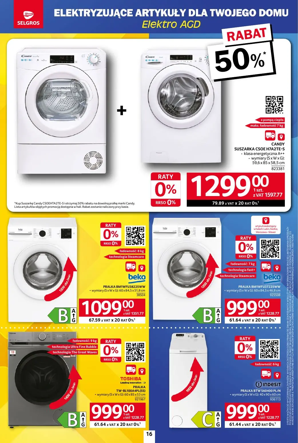 gazetka promocyjna SELGROS Katalog Elektro AGD - Strona 16