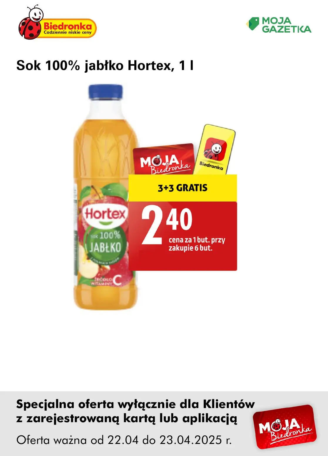 gazetka promocyjna Biedronka Oferta z kartą Moja Biedronka - Strona 4