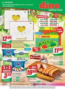Gazetka promocyjna dino, ważna od 2025-04-30 do 2025-05-06.