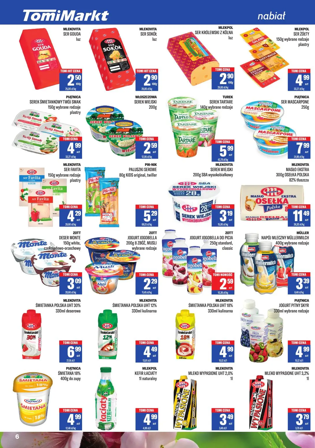 gazetka promocyjna Tomi Markt Twój sklep na co dzień - Strona 6