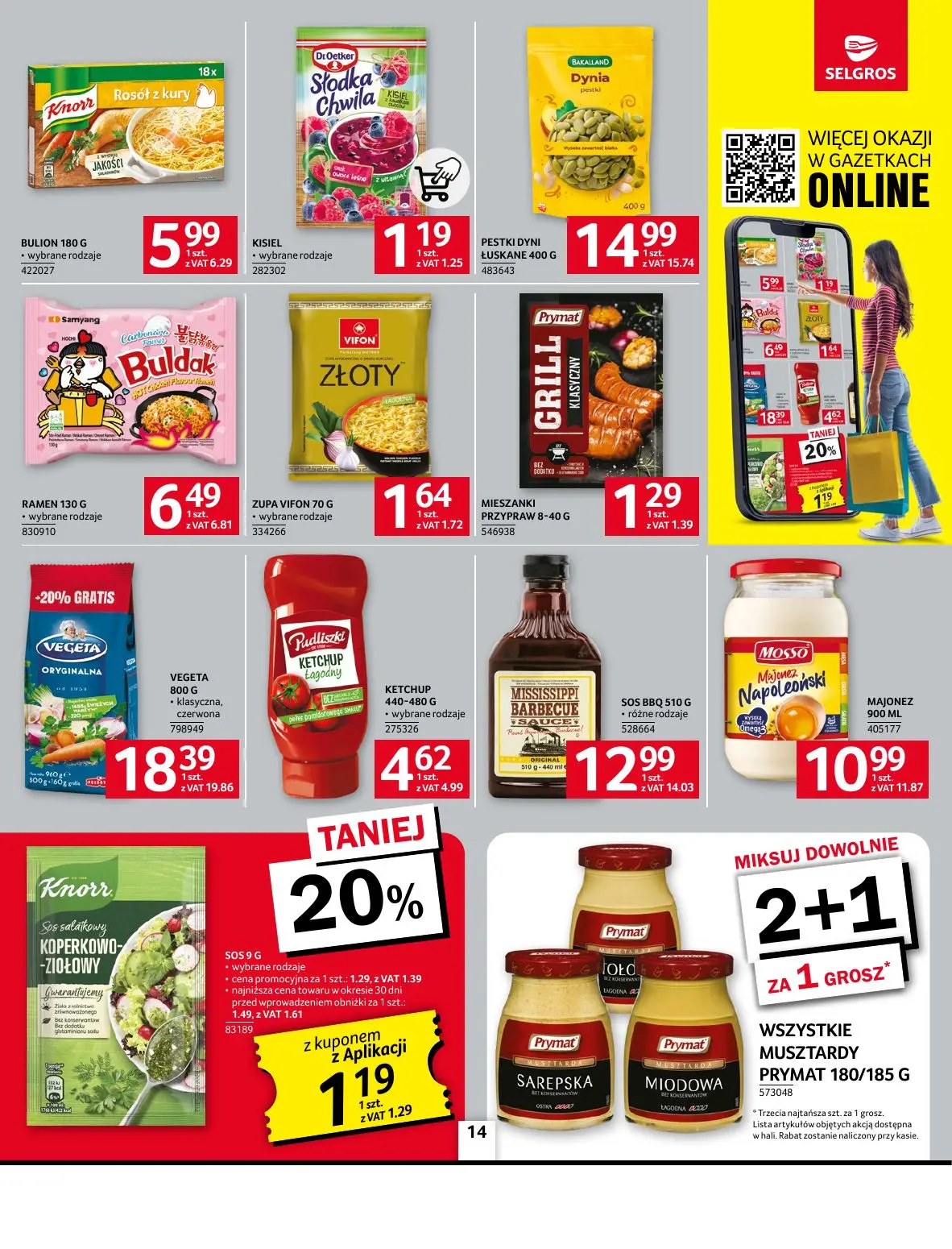 gazetka promocyjna SELGROS Oferta spożywcza - Strona 14