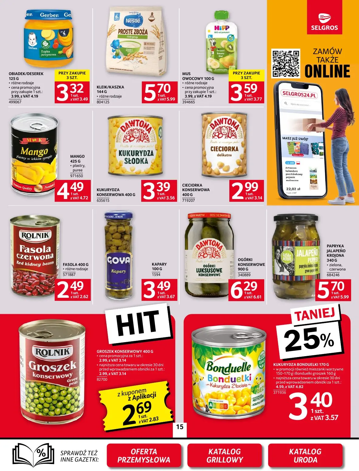 gazetka promocyjna SELGROS Oferta spożywcza - Strona 15