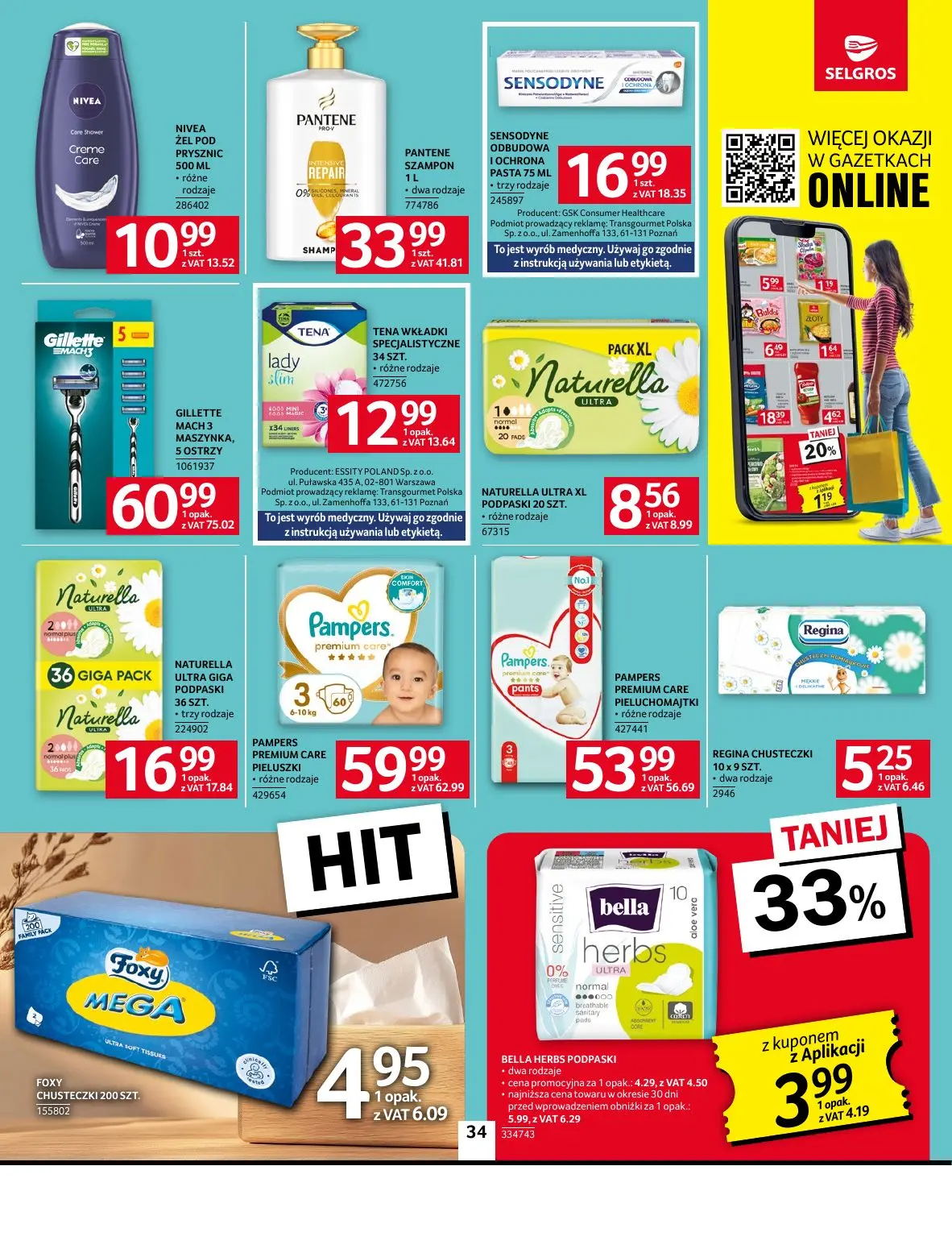 gazetka promocyjna SELGROS Oferta spożywcza - Strona 34