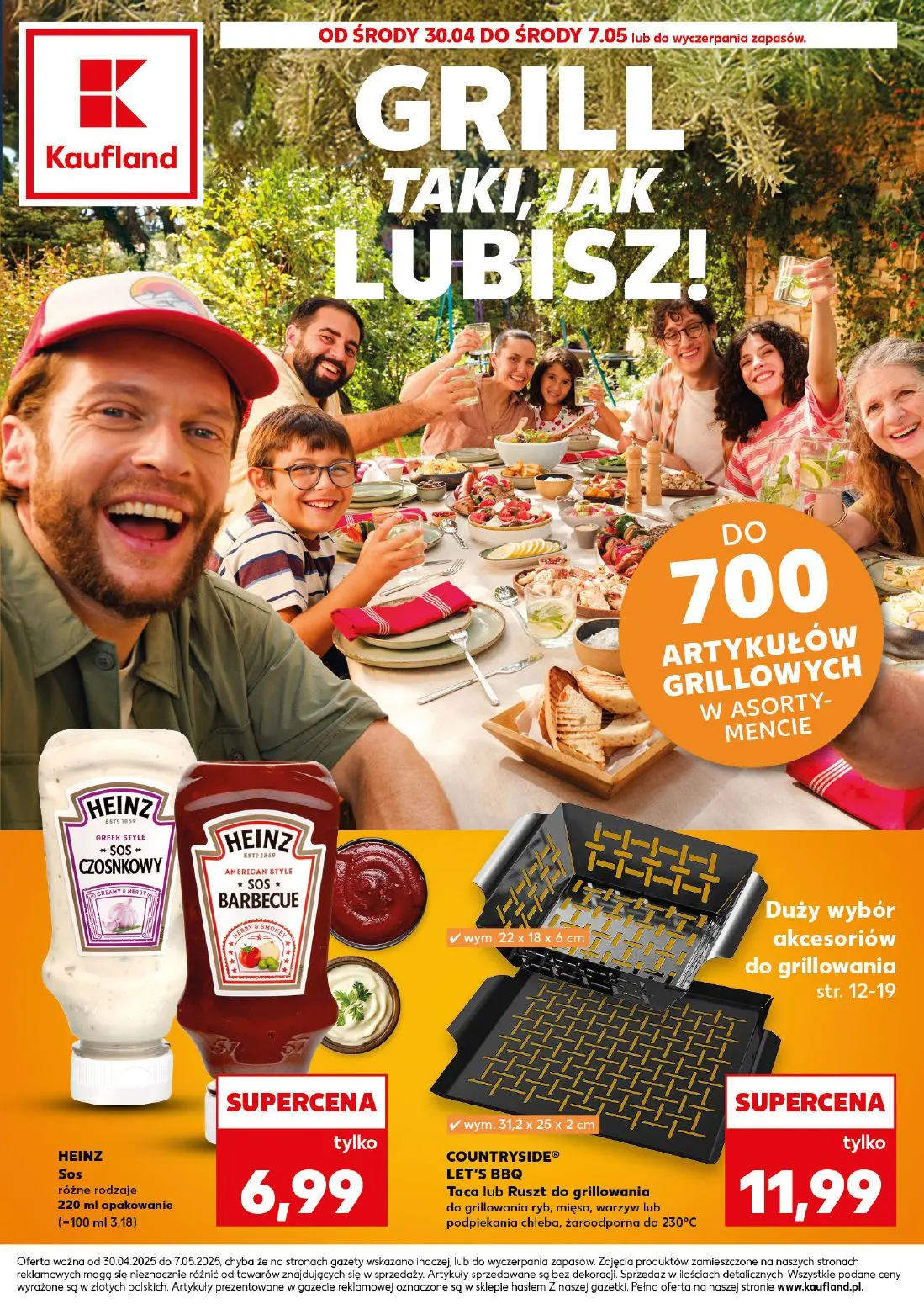 gazetka promocyjna Kaufland Grill taki, jak lubisz! - Strona 1