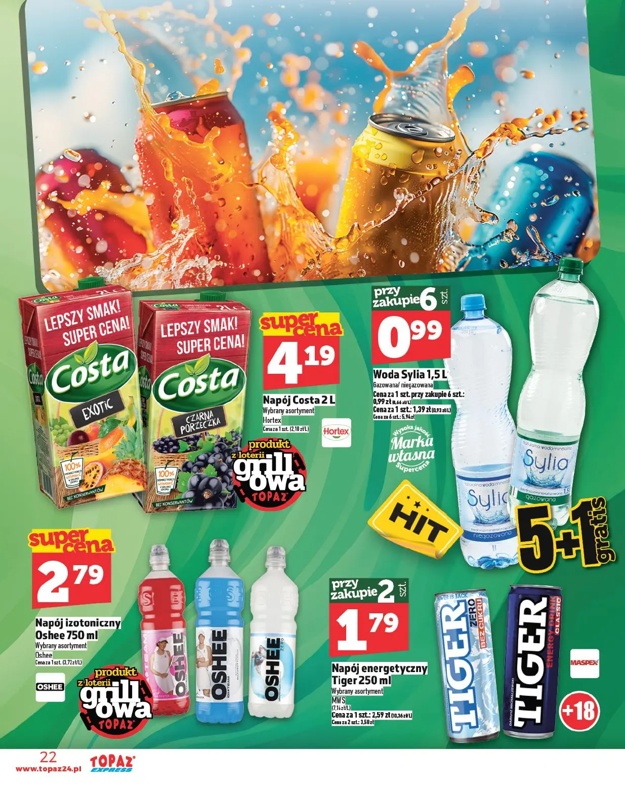 gazetka promocyjna Topaz Express - Strona 22