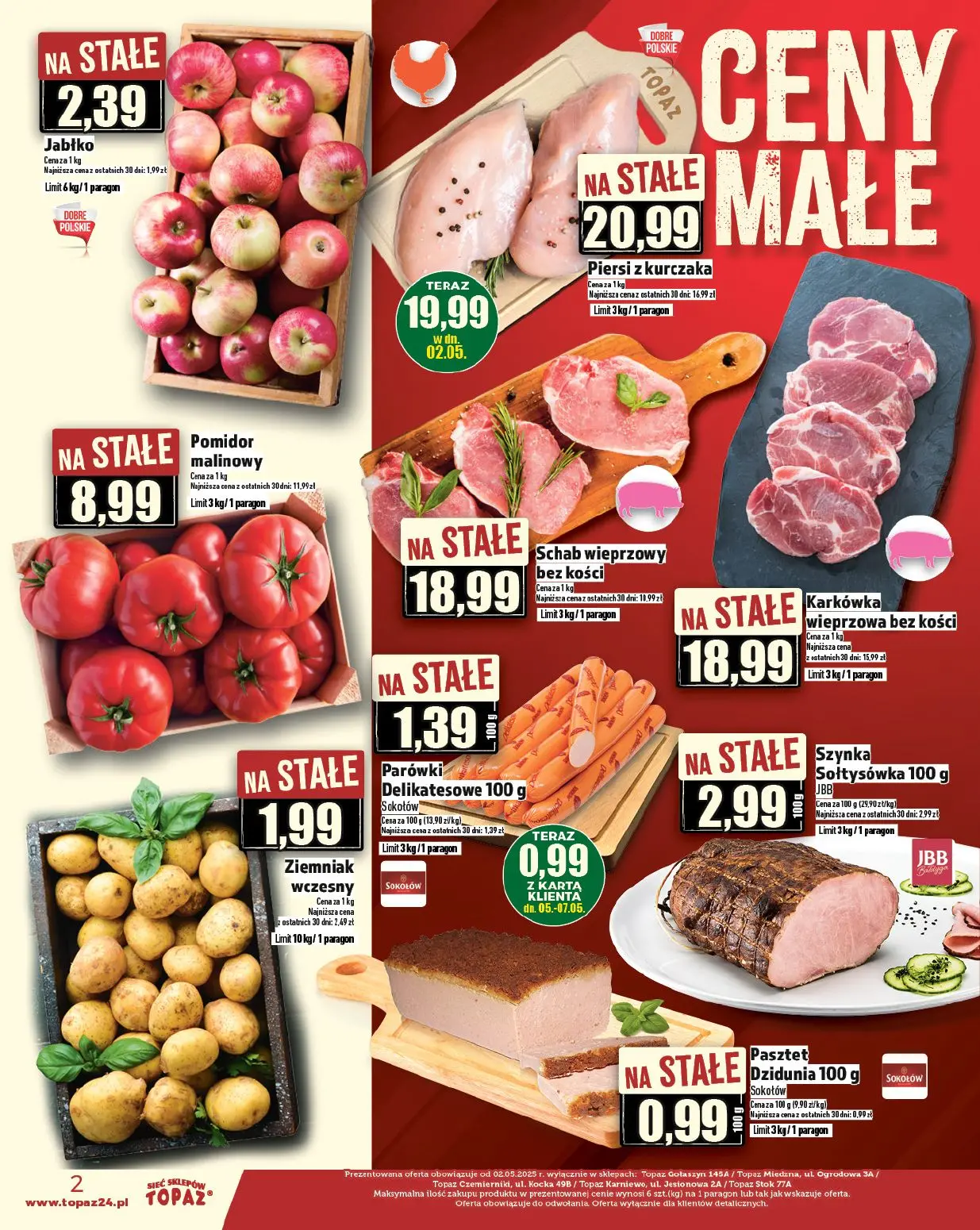 gazetka promocyjna Topaz Ceny Małe - Strona 2