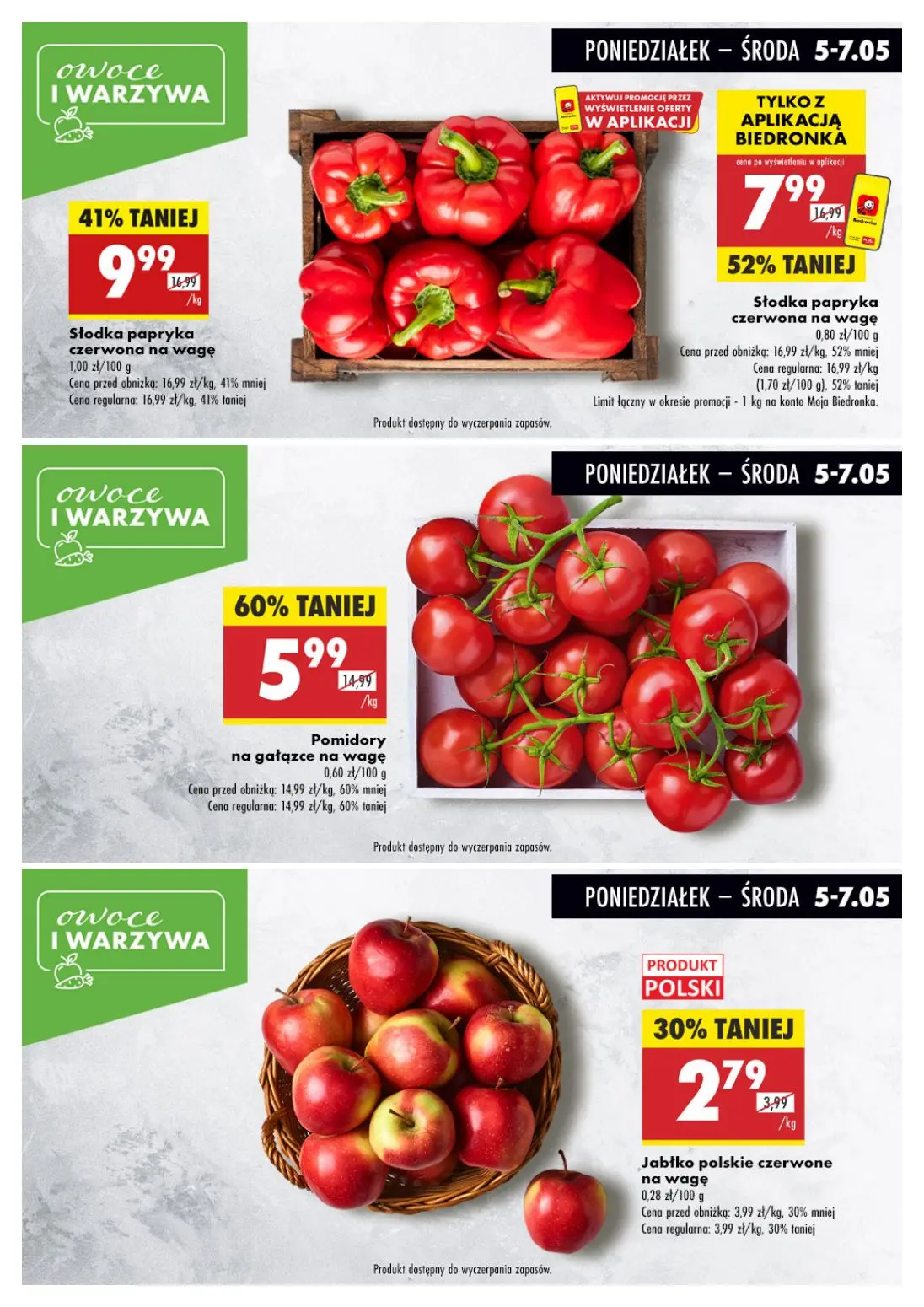 gazetka promocyjna Biedronka Biedronkowe oszczędności - Strona 3