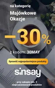 Gazetka promocyjna Sinsay, ważna od 2025-05-06 do 2025-05-08.