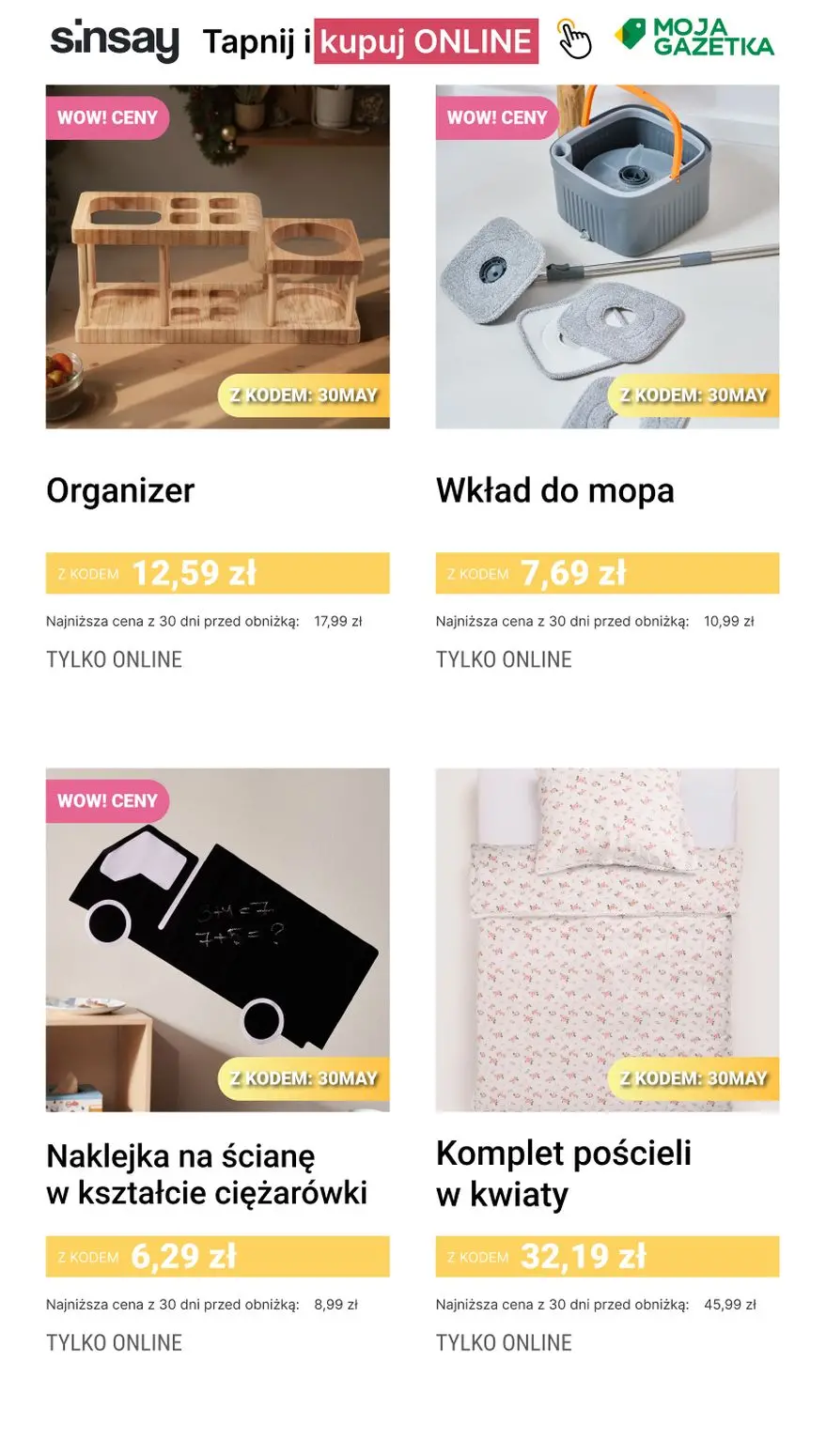 gazetka promocyjna Sinsay 💚 [-30%] na kategorię Majowe Okazje - Strona 7