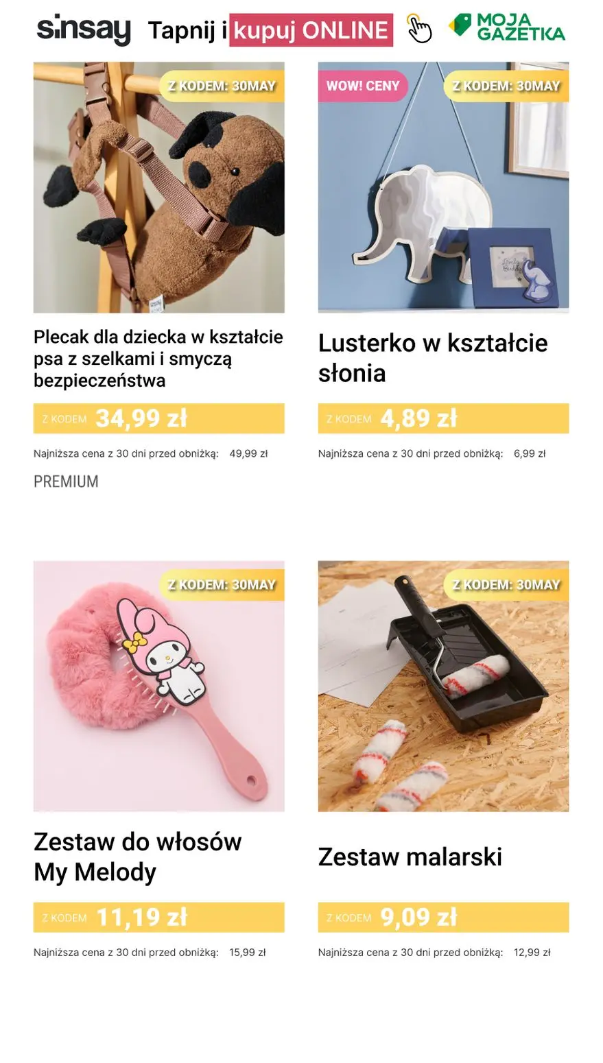 gazetka promocyjna Sinsay 💚 [-30%] na kategorię Majowe Okazje - Strona 10