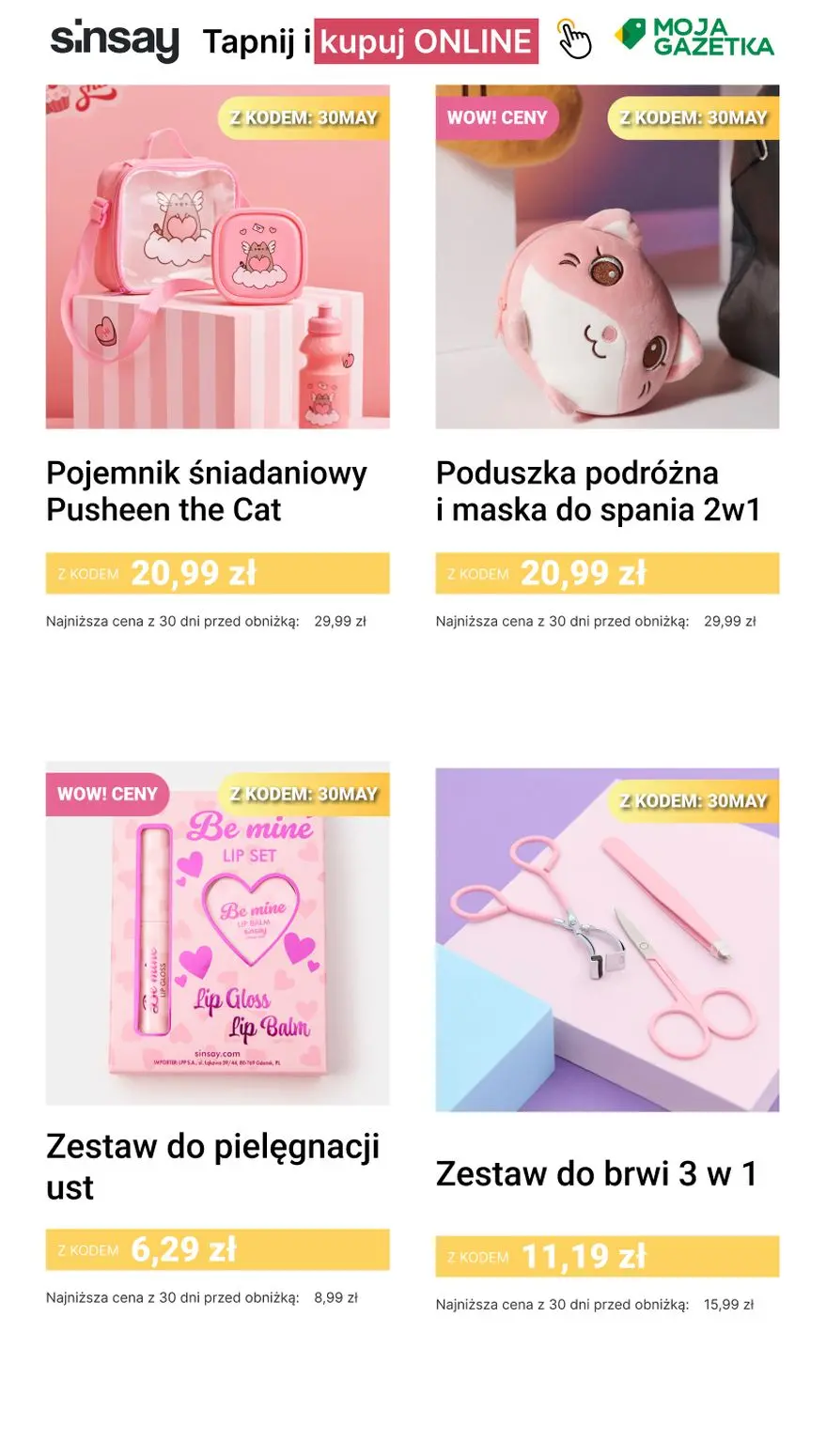 gazetka promocyjna Sinsay 💚 [-30%] na kategorię Majowe Okazje - Strona 11