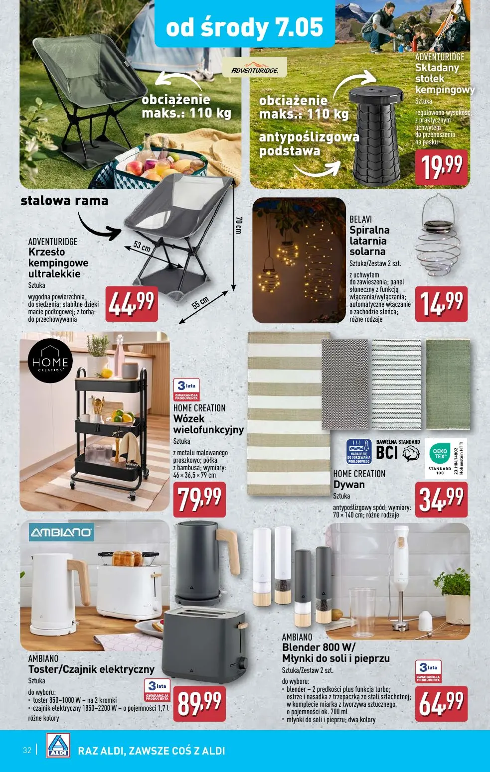 gazetka promocyjna ALDI Nowy tydzień, nowe super okazje - Strona 32