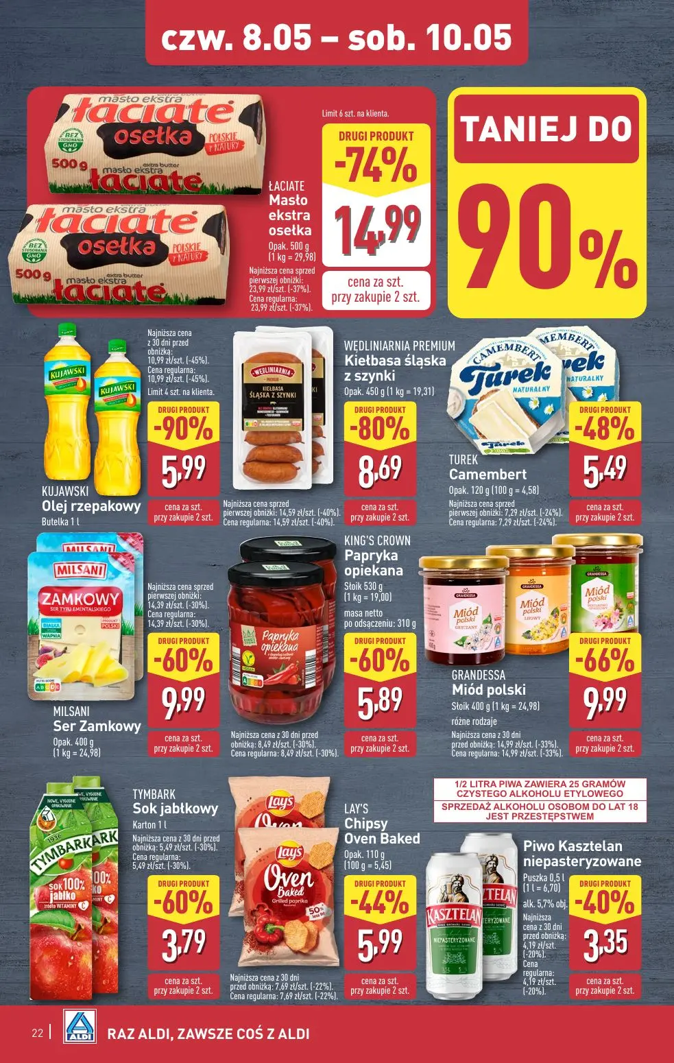 gazetka promocyjna ALDI Nowy tydzień, nowe super okazje - Strona 22