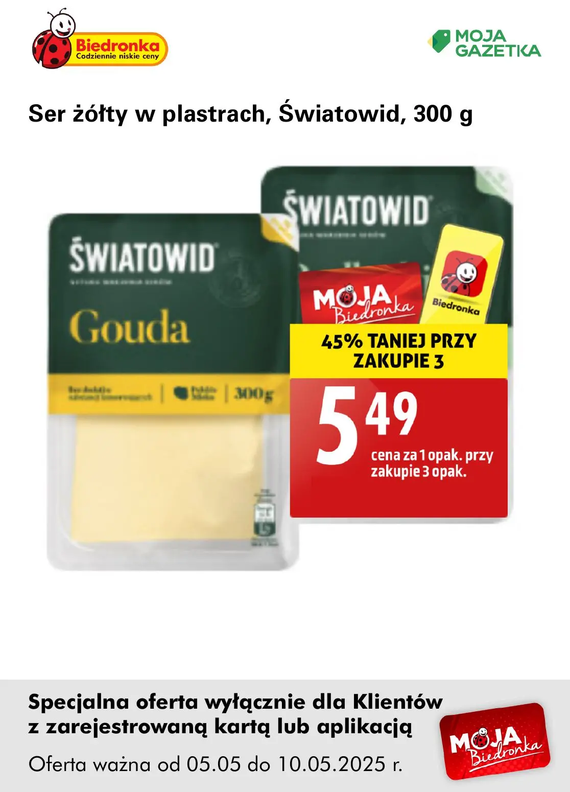 gazetka promocyjna Biedronka Oferta z kartą Moja Biedronka - Strona 7