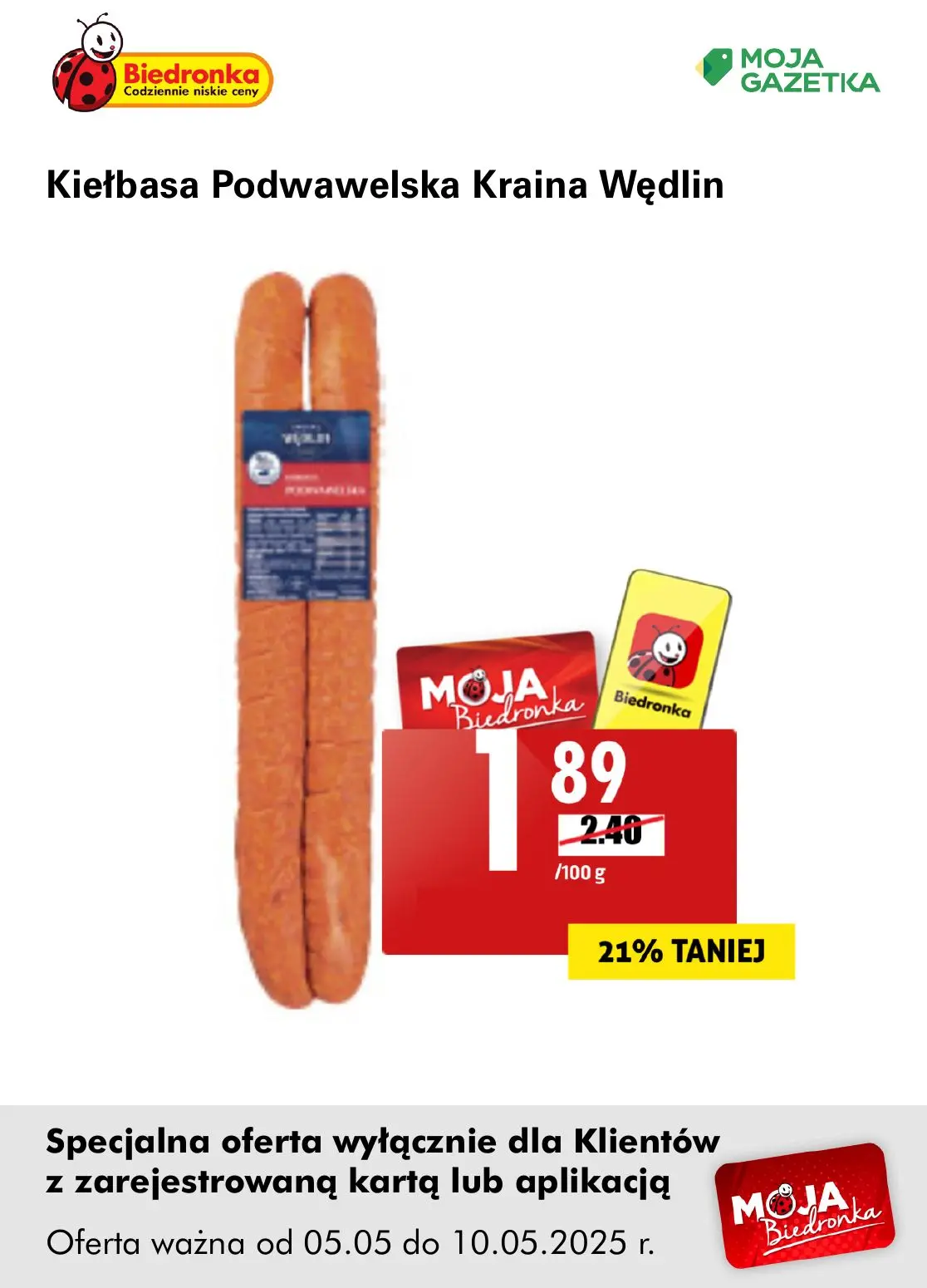 gazetka promocyjna Biedronka Oferta z kartą Moja Biedronka - Strona 13