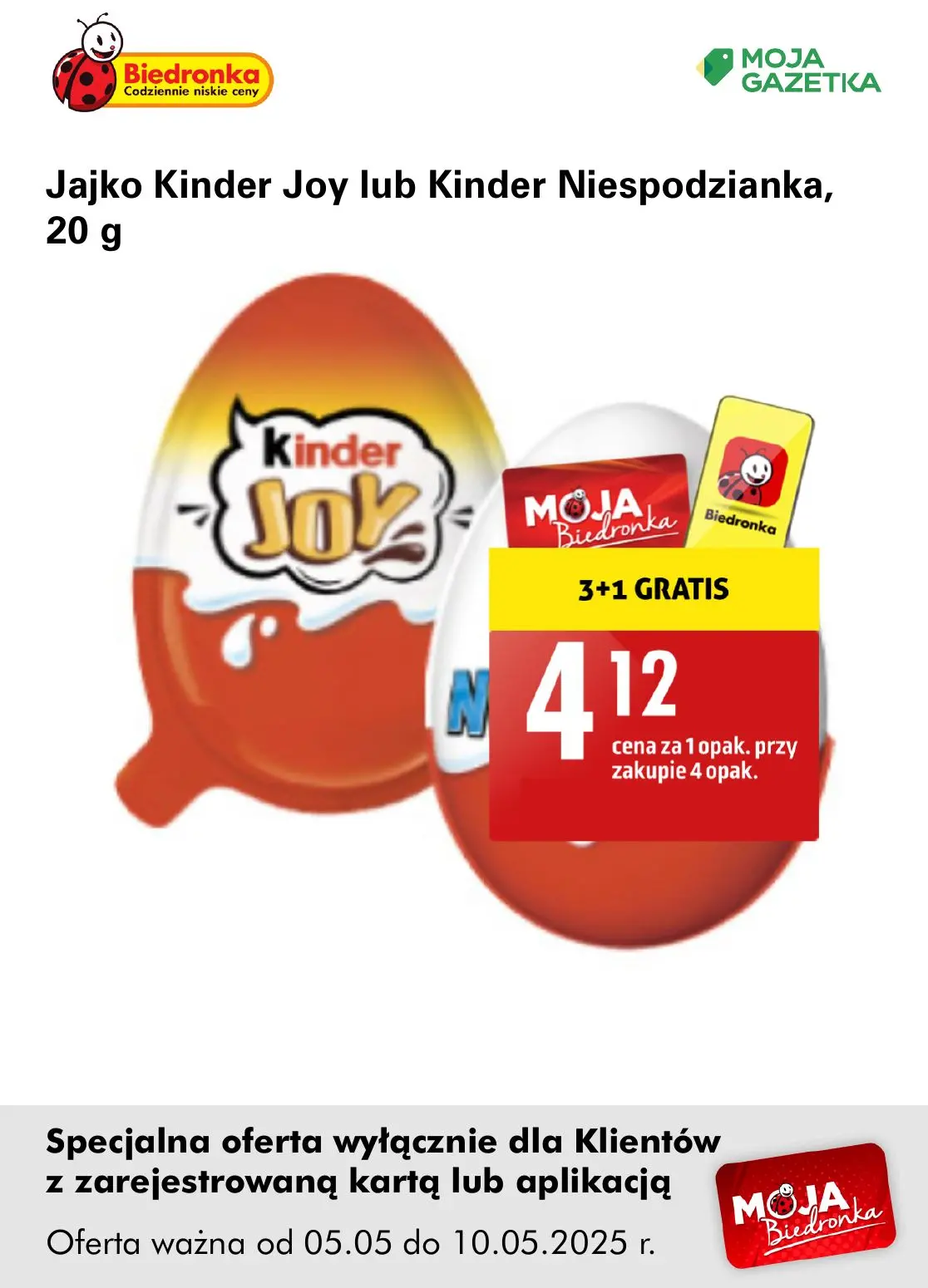 gazetka promocyjna Biedronka Oferta z kartą Moja Biedronka - Strona 21