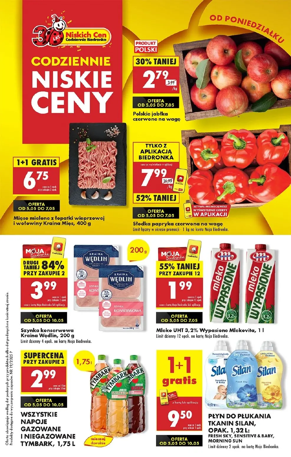 gazetka promocyjna Biedronka Od poniedziałku - Strona 1