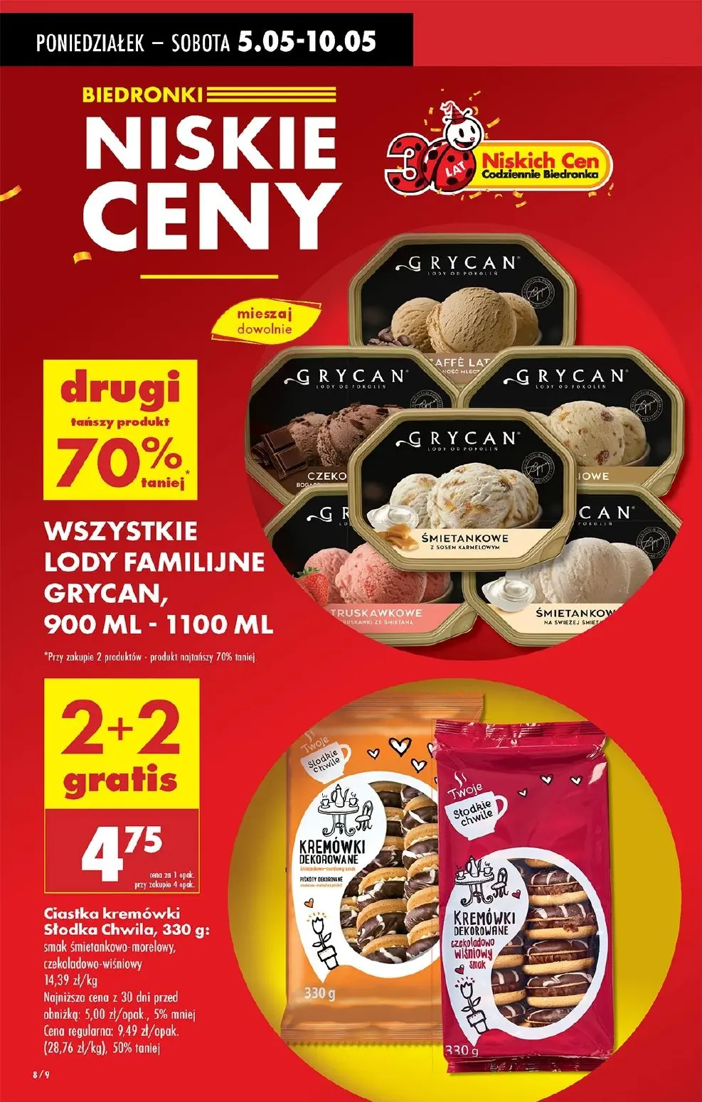 gazetka promocyjna Biedronka Od poniedziałku - Strona 8
