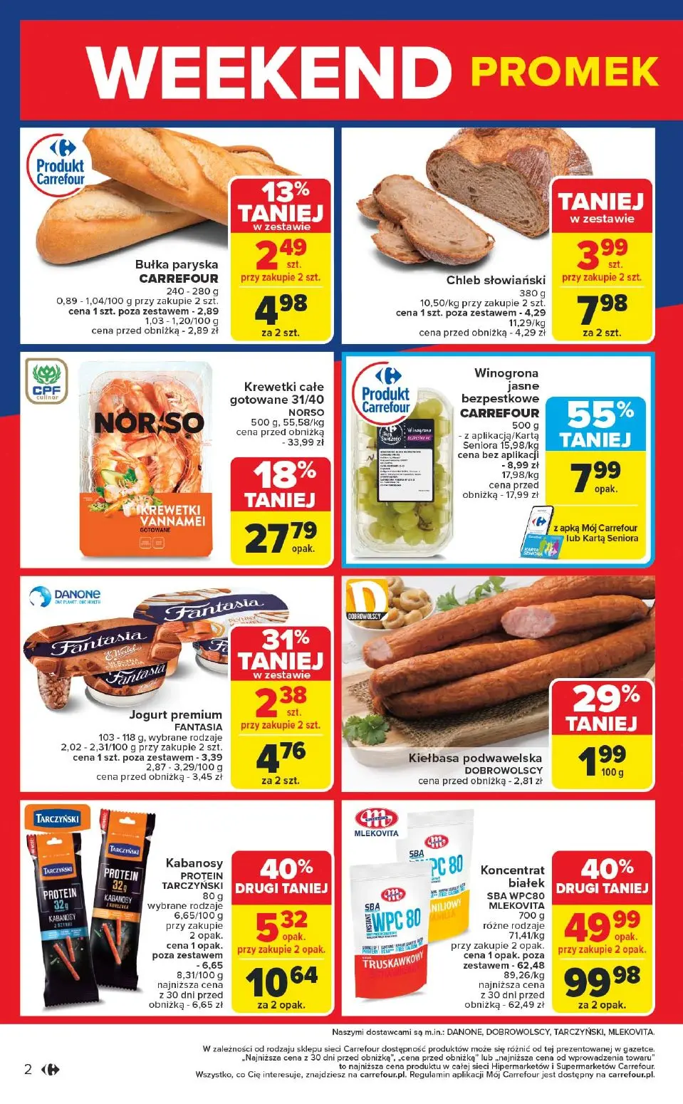 gazetka promocyjna Carrefour Market Weekend promek już od czwartku - Strona 2