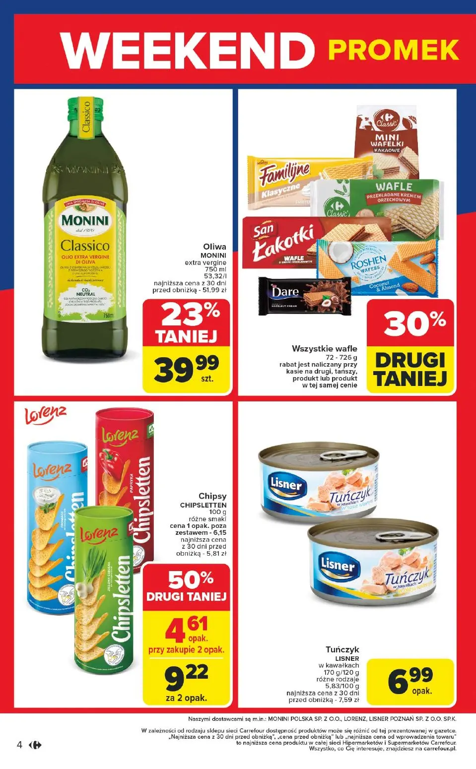 gazetka promocyjna Carrefour Market Weekend promek już od czwartku - Strona 4