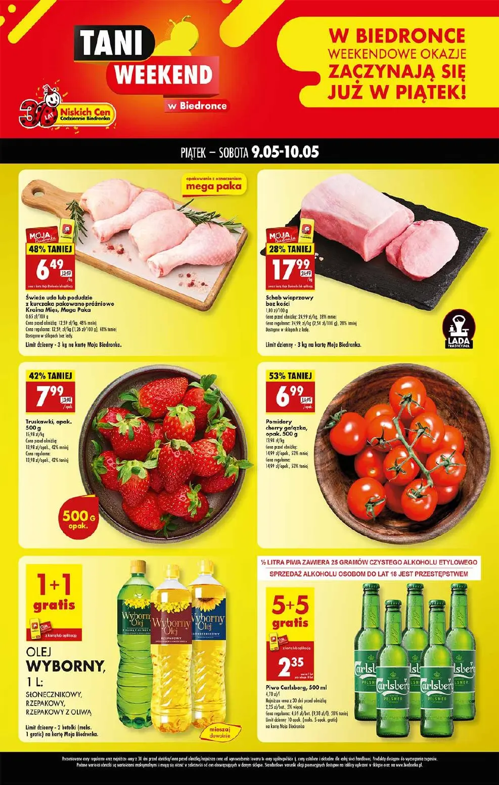 gazetka promocyjna Biedronka Tani weekend - Strona 1