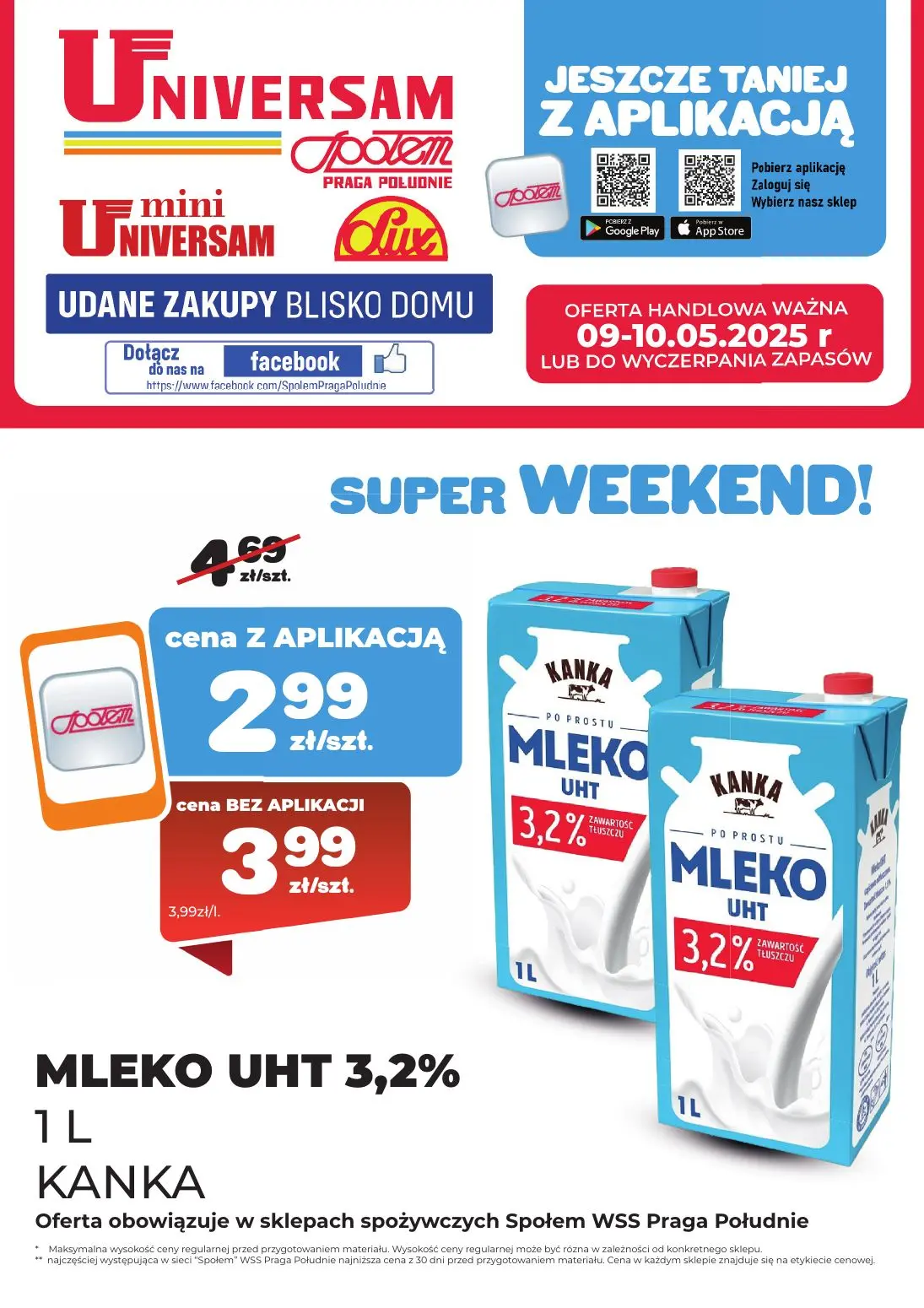 gazetka promocyjna Społem Praga Super Weekend - Strona 1