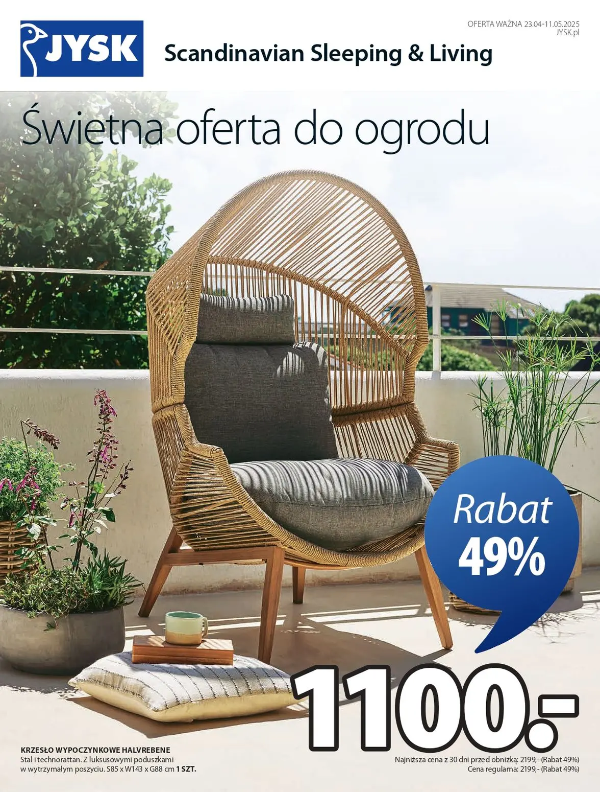 gazetka promocyjna JYSK Świetna oferta do ogrodu - Strona 1