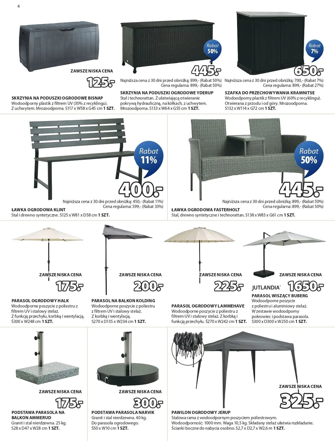 gazetka promocyjna JYSK Świetna oferta do ogrodu - Strona 4