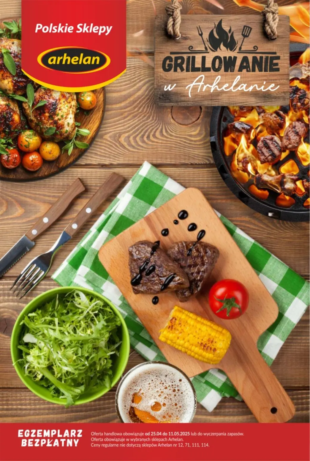 gazetka promocyjna arhelan Grillowanie w Arhelanie - Strona 1