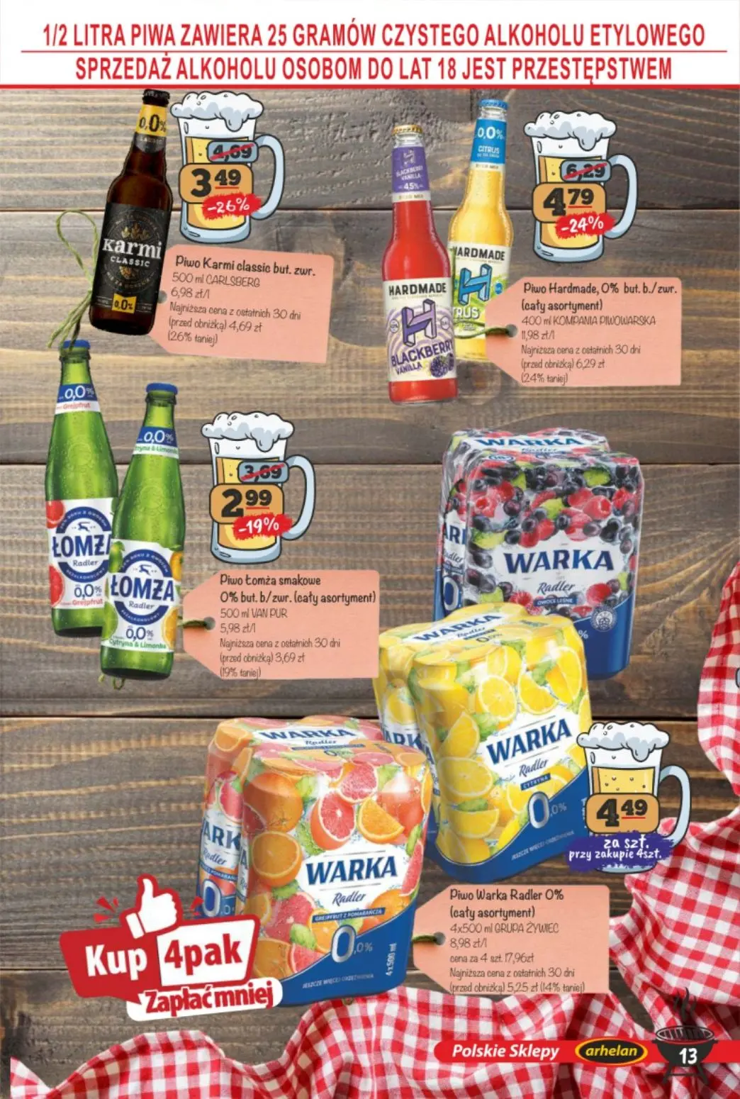 gazetka promocyjna arhelan Grillowanie w Arhelanie - Strona 13