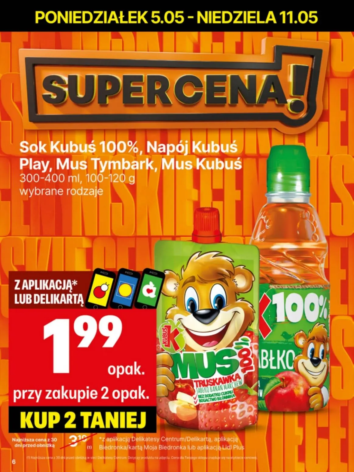 gazetka promocyjna Delikatesy Centrum Od poniedziałku - Strona 6